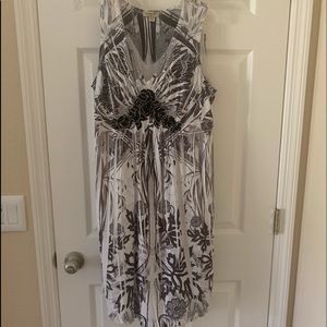 One World black and white dress